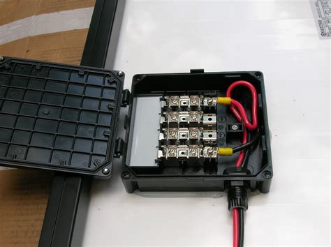 array junction box design|solar panel junction box connection.